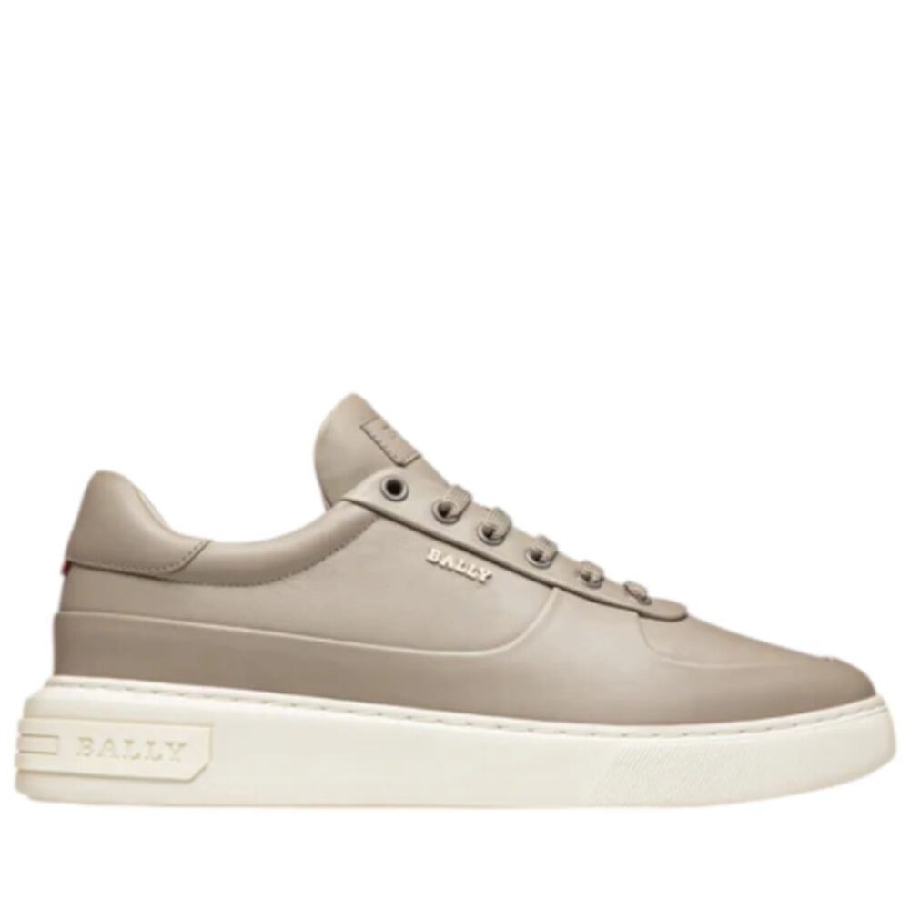 Bally Manny Men's Sasso Low-top Leather Sneakers 6301333 Leather Gray